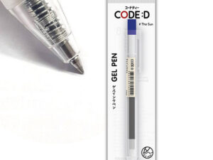 CODE:D ปากกาเจล (4 ด้าม/แพ็ก) เขียนลื่นปรื๊ด หมึกน้ำเงินคมกริ๊บ แห้งไวไม่ต้องรอ!