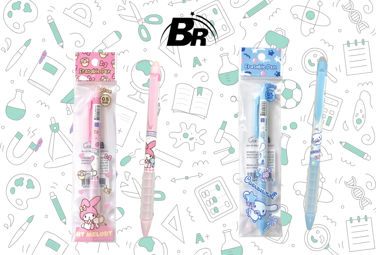 BR ปากกาเจลลบได้ Sanrio 0.5 มม. น่ารัก สนุก เขียนผิดก็ลบได้! - Image 4