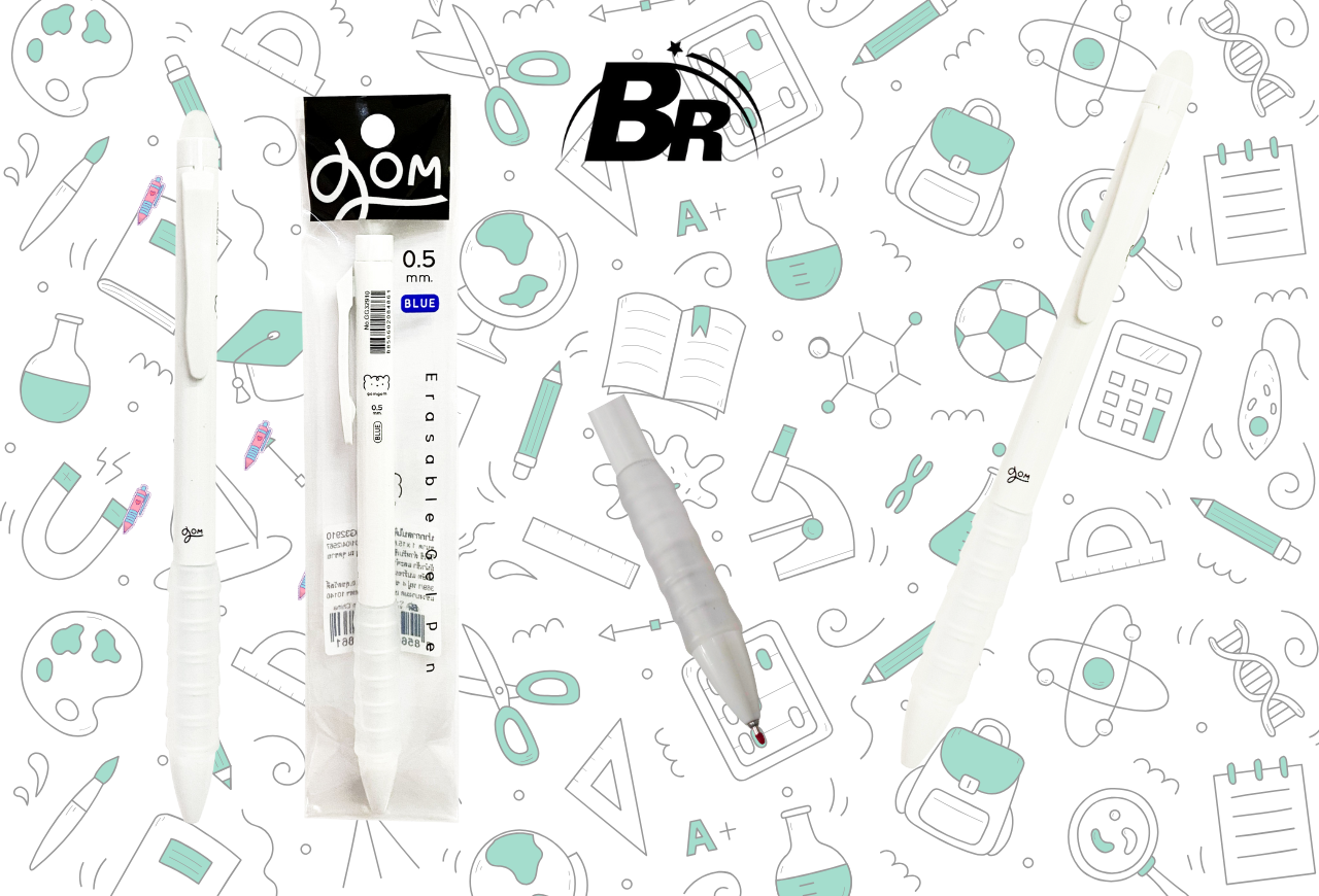 GOM GOM ปากกาเจลลบได้ 0.5 มม. เขียนสนุก ลบง่าย ชีวิตสบาย! - Image 4