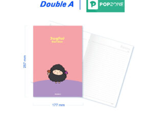 Alternative view of Double A สมุดมุงหลังคา B5 "Joyful Garden" สมุดคู่ใจน่ารักเวอร์