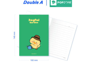 Alternative view of Double A สมุด "Joyful Garden" A6 สมุดพกพาน่ารัก เขียนสบาย!
