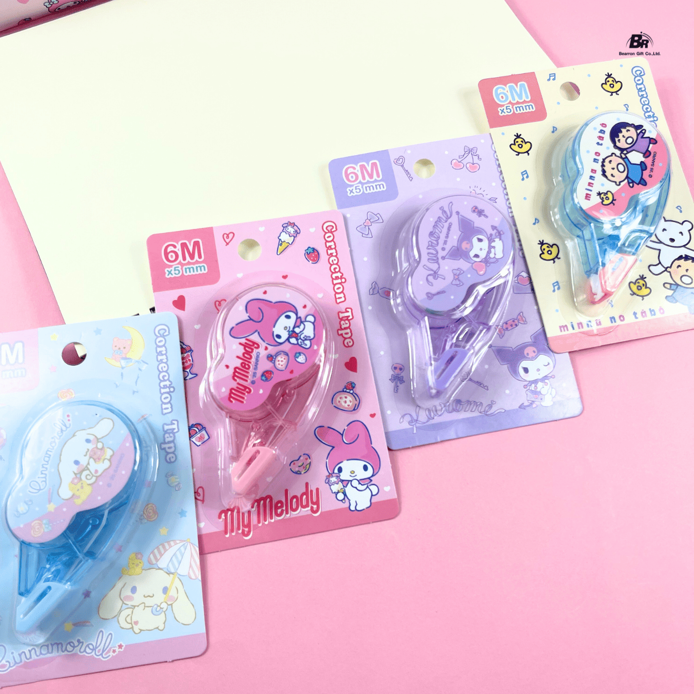 BR เทปลบคำผิด Sanrio / San-X แบบฝาปิด ลบเรียบเนียน ลายน่ารัก - Image 2