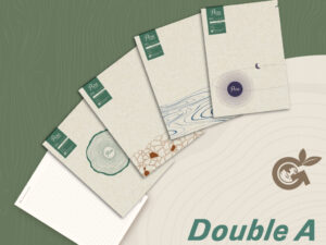 Alternative view of DOUBLE A สมุดรายงานรักษ์โลก Pure ปกกระดาษคราฟท์