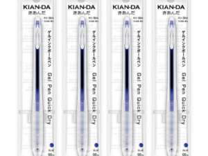 KIAN-DA ปากกาหมึกเจล รุ่น U-Slim Quick dry [แพ็ค 4 ด้าม]