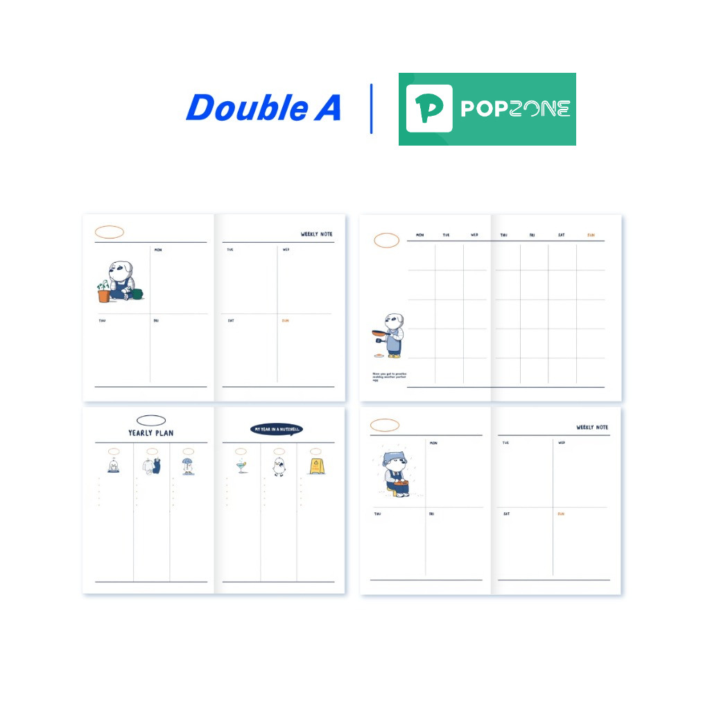 Double A สมุดบันทึกแพลนเนอร์ ให้ทุกวันของคุณไม่ "Not My Day" - Image 3
