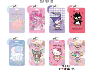 CODE:D ที่ใส่บัตรสายสปริง Sanrio ยืดได้ ใช้ง่าย ลายชัดเป๊ะ พกความน่ารักไปได้ทุกที่!